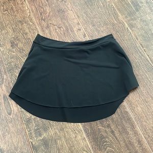 black capezio ballet skirt